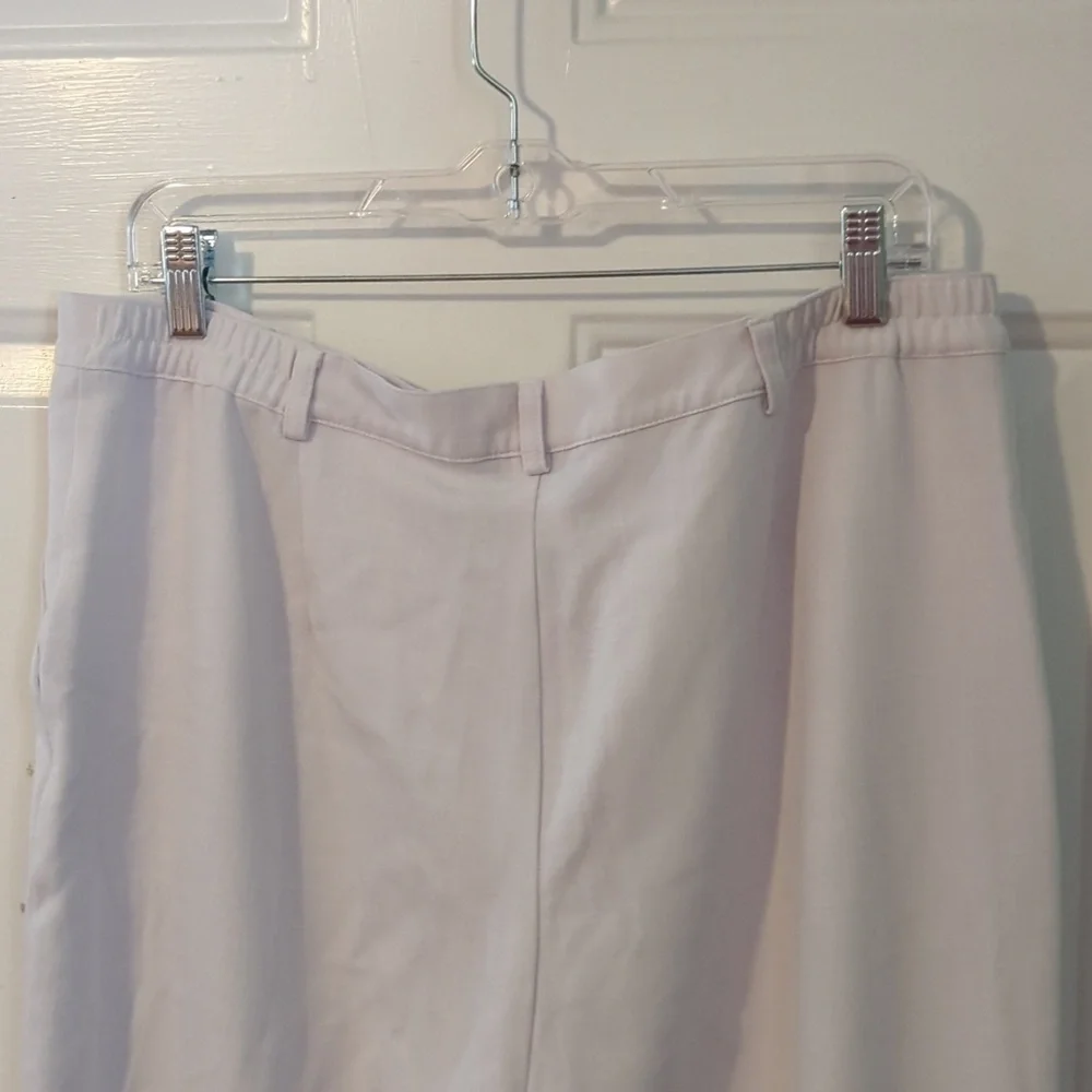 Koret White Pants Size 16 Work Or Summer Stretch - Picture 6 of 14